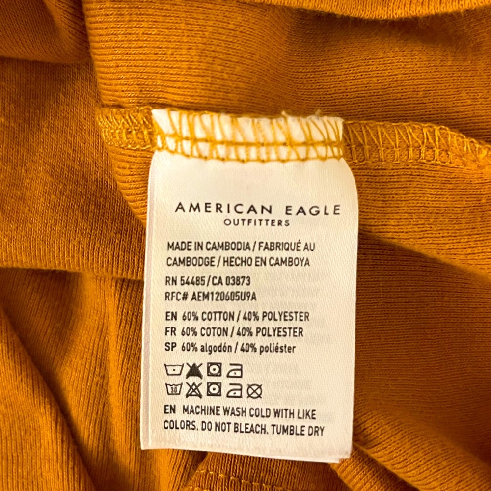 Bundle of Brown Plaid Jumper Dress and Mustard Tee - Picture 9 of 11